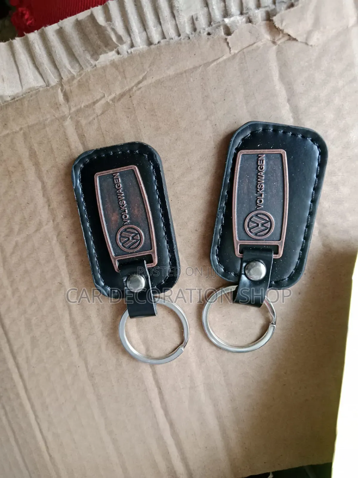 Volkswagen 1pc Leather Look Key Holder