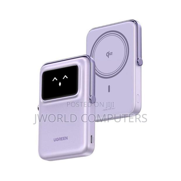 Ugreen Magflow 10000mah Magnetic Wireless Power Bank (20w)-Beige