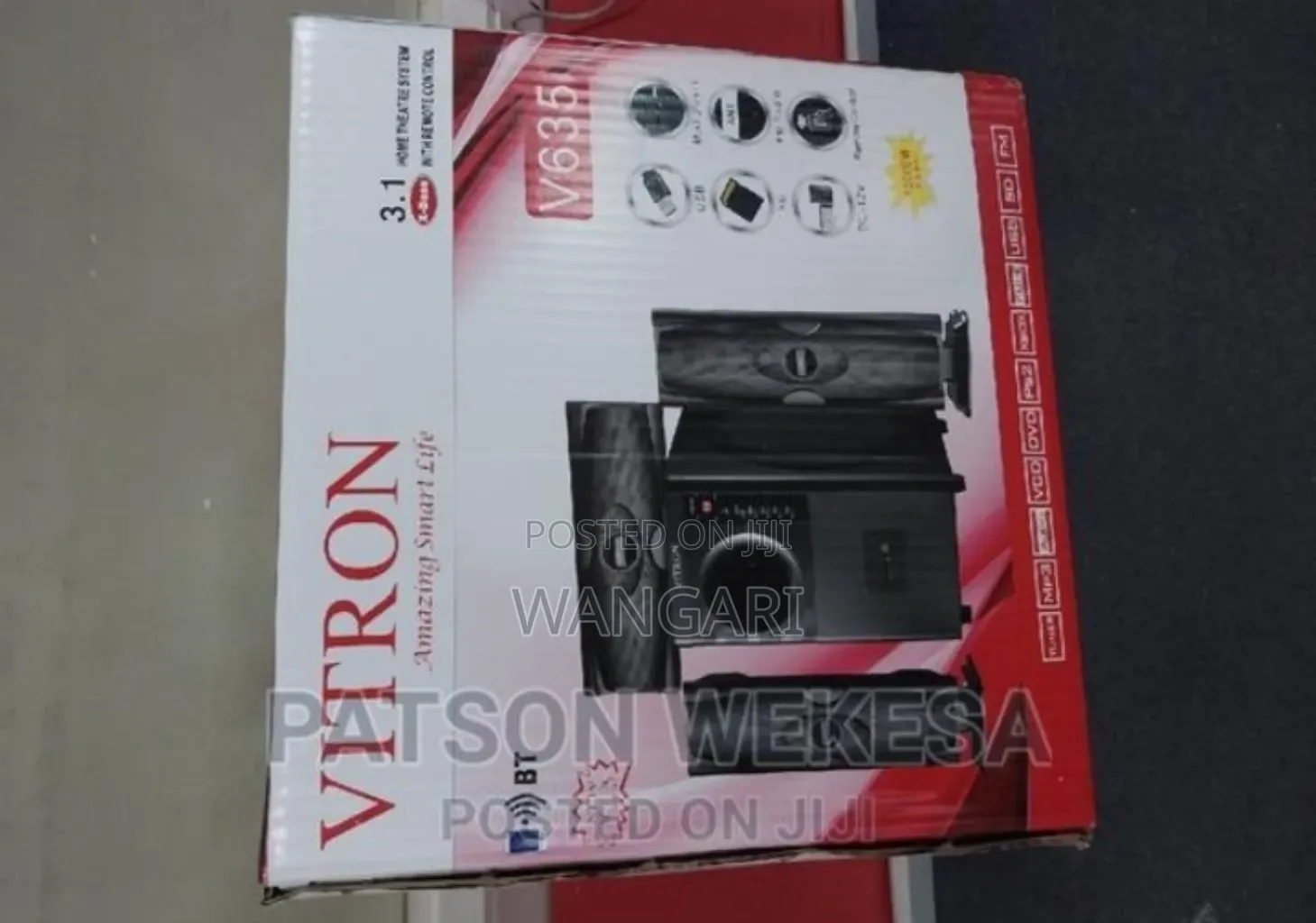 Black Original Vitron V635 Woofer 3.1. Powerful