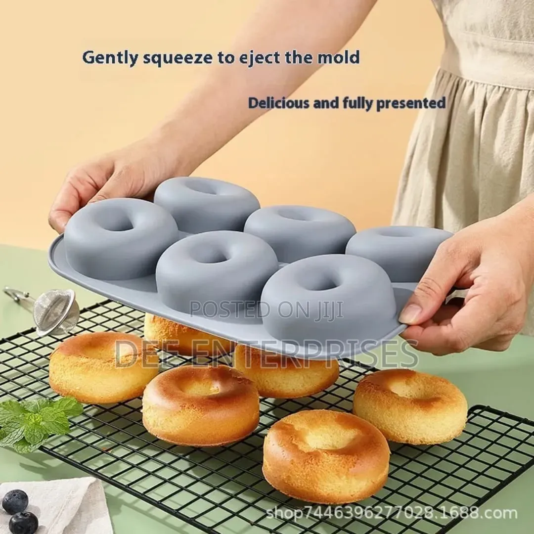 3d Donut Shape Silicon Baking Cake Tin
