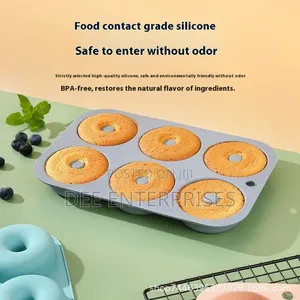 3d Donut Shape Silicon Baking Cake Tin