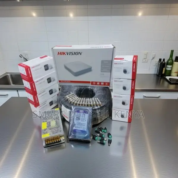 Full System Kit 8 Hikvision Cameras 2mp With Android and Ios Support