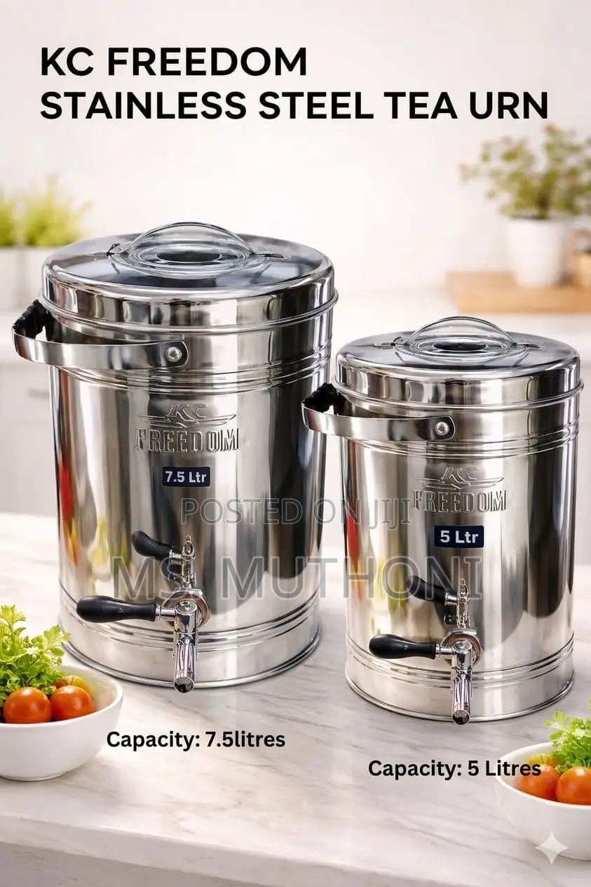 Kc Freedom Stainless Steel Tea Urn (5.0 /7.5 L)