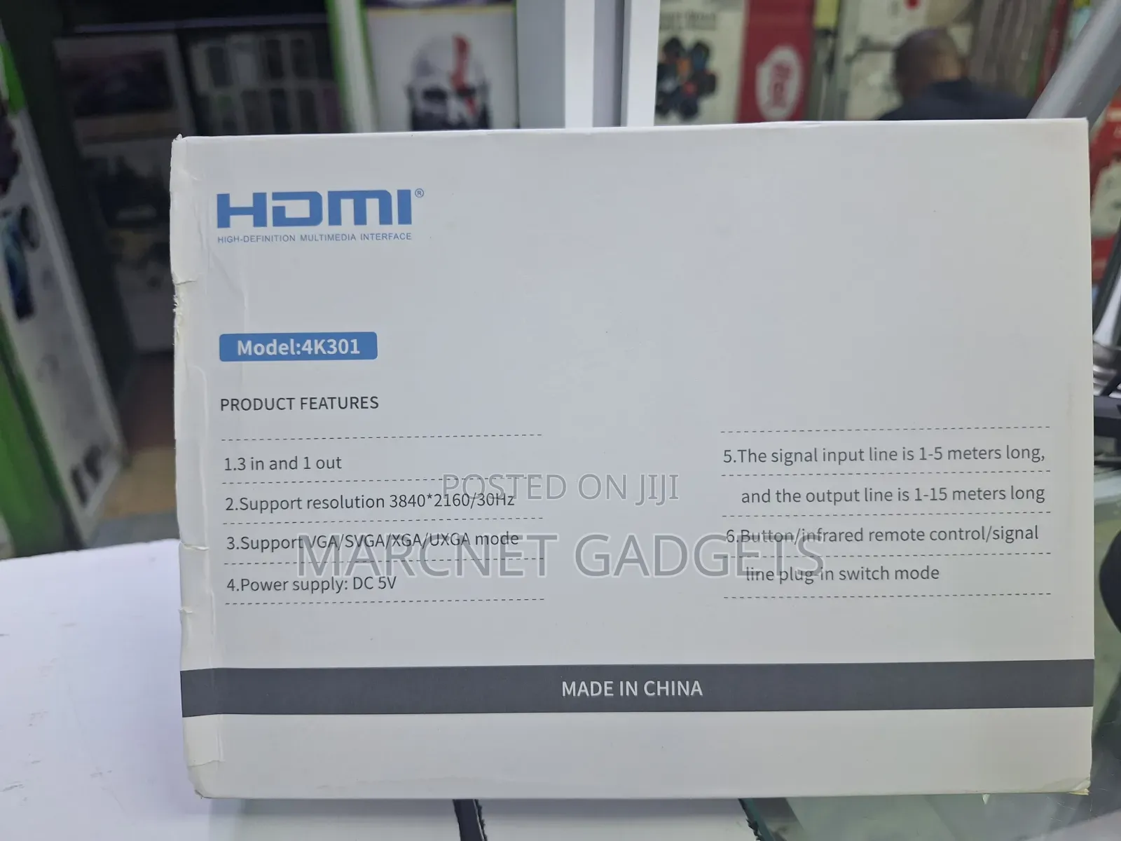 3 Port Hdmi 3d Switch With Remote and Button Control 3 Input 1 Out