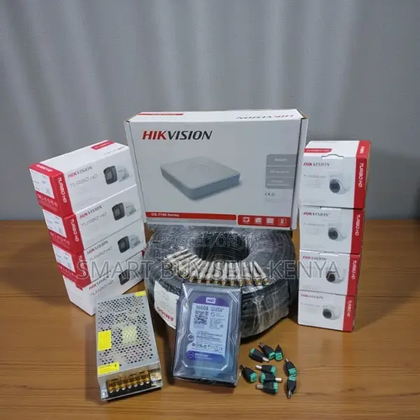 Hikvision 8 Cameras 1080p Hd Security Kit With High Storage Capacity