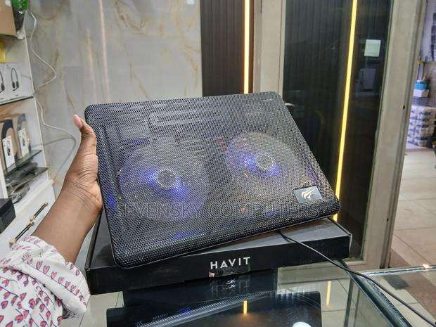 Havit Laptop Stand With Cooling Pad Silent Fans Maximum Cooling Power - thumbnail 2