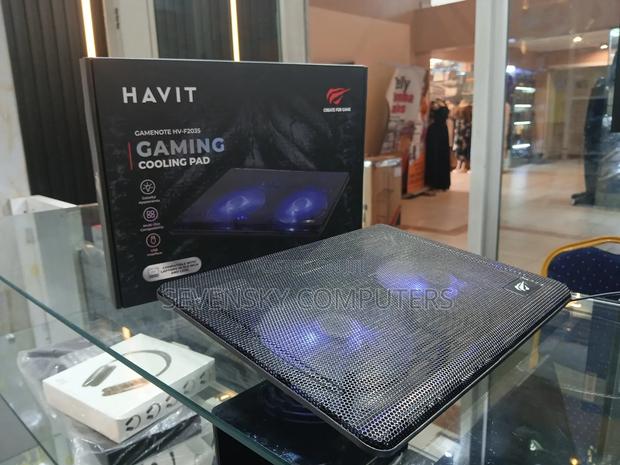 Havit Laptop Stand With Cooling Pad Silent Fans Maximum Cooling Power - thumbnail 3
