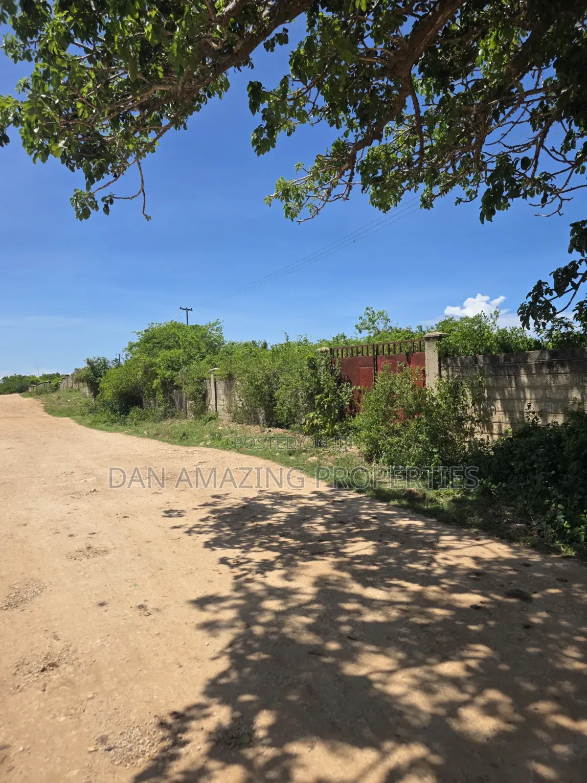5 Acres For Sale As A Block In Diani Galu Kinondo 2nd Row From Beach