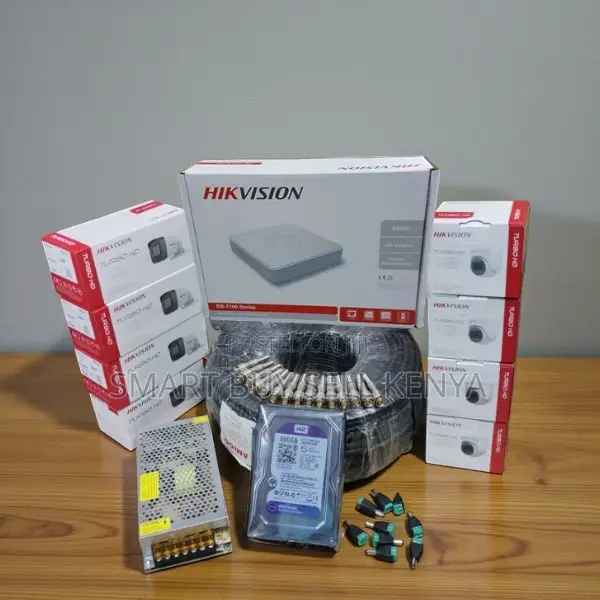 Cost-Effective Hikvision 8 Cameras 1080p Full Kit With Cloud Storage