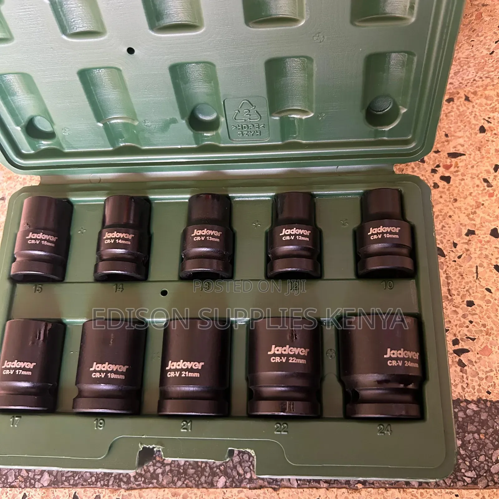 Socket Set Jadever 10pcs 1/2" Inch Impact Sockets Set Impact Wrench