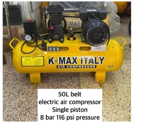 K-Max Italy 50l Belt Electric Air Compressor.