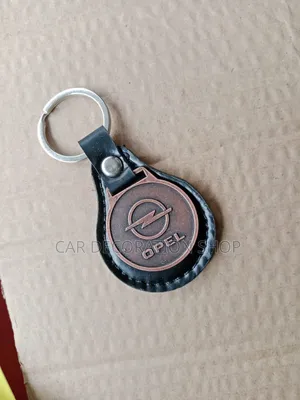 1pc Opel Leather Moulded Key Chain