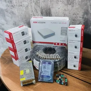 Hikvision 8 Channel DVR 1080p Full Kit With Live View Video Streaming