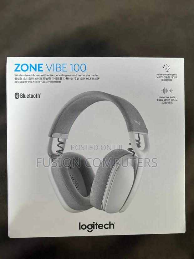 Logitech Zone Vibe 100 Wireless Noise Canceling Headset - thumbnail 3