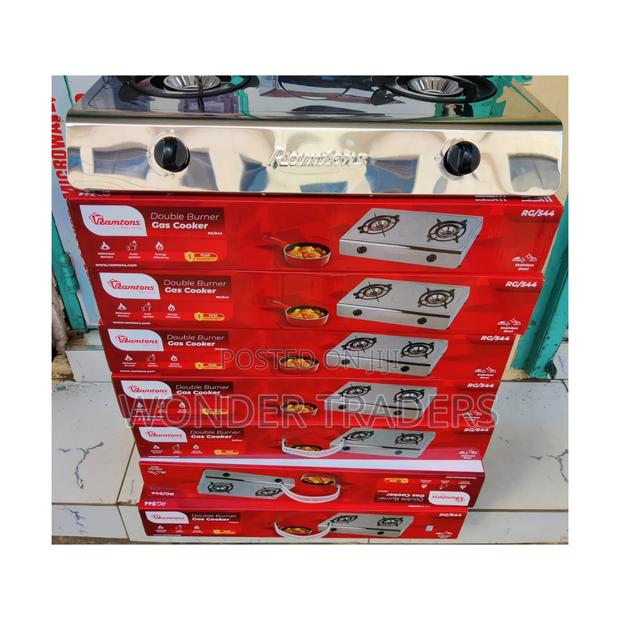*Ramtons 2burner Stainless Steel Gas Cooker Rg 544