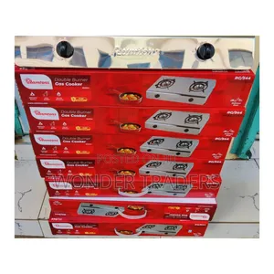 *Ramtons 2burner Stainless Steel Gas Cooker