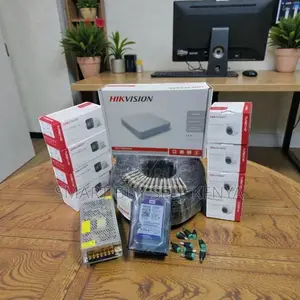Complete System Kit 8 Hikvision Cameras 1080p 2mp With Android Support