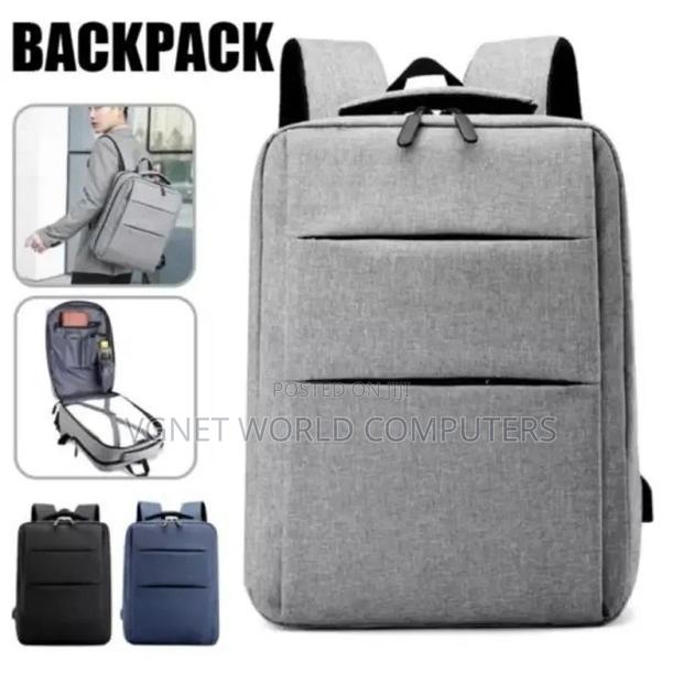Laptop Backpack Bag Waterproof With 2 Compartments