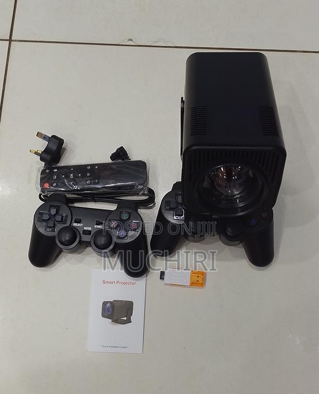 Hy320 Game Projector Android 12 System With Wireless Gaming Controller