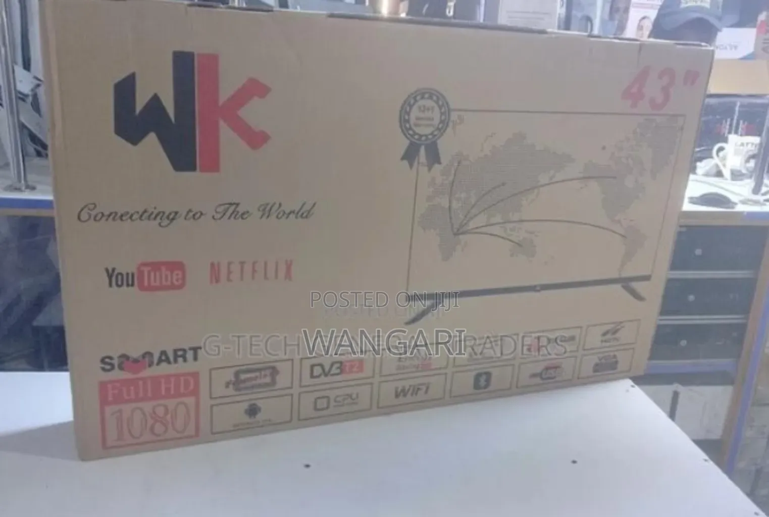 Restocked Stock Wk 43inch Smart Tv