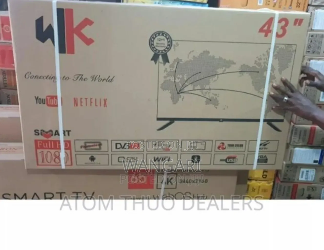 Restocked Stock Wk 43inch Smart Tv