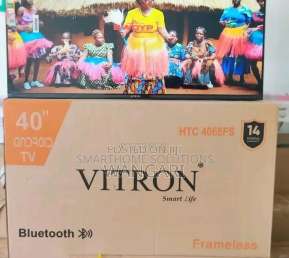 Restocked Stock Vitron 40inch Smart Tv