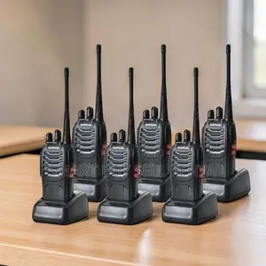 Baofeng Bf-888s Walkie Talkie Radio Calls 6 Pack With Strong Battery