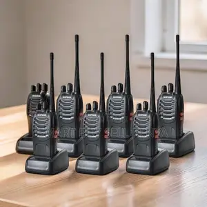 Baofeng Bf-888s Walkie Talkie Radio Calls 6 Units With Wide Coverage