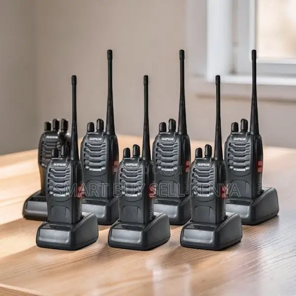Baofeng Bf-888s Walkie Talkie Radio Calls 6 Units With Wide Coverage