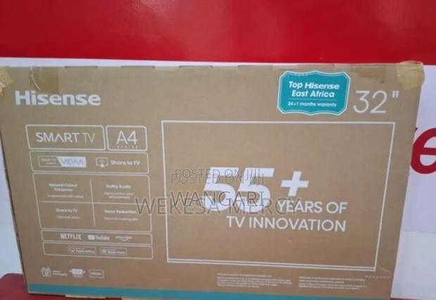 With 14months Warranty Hisense 32inch Smart Tv - thumbnail 2