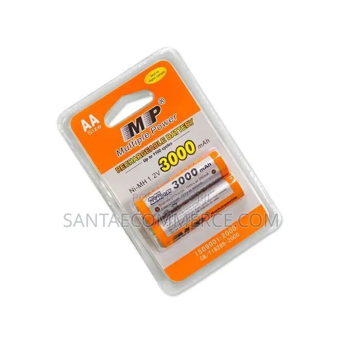 Mp Powermax Aa Rechargeable Batteries – 3000mah High-capacity Ni-mh