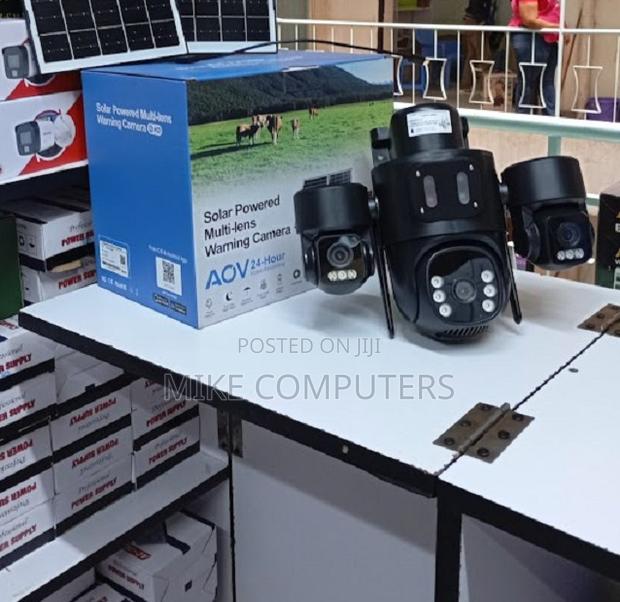 Triple Lens 4g Solar PTZ Camera - 24/7 Operation