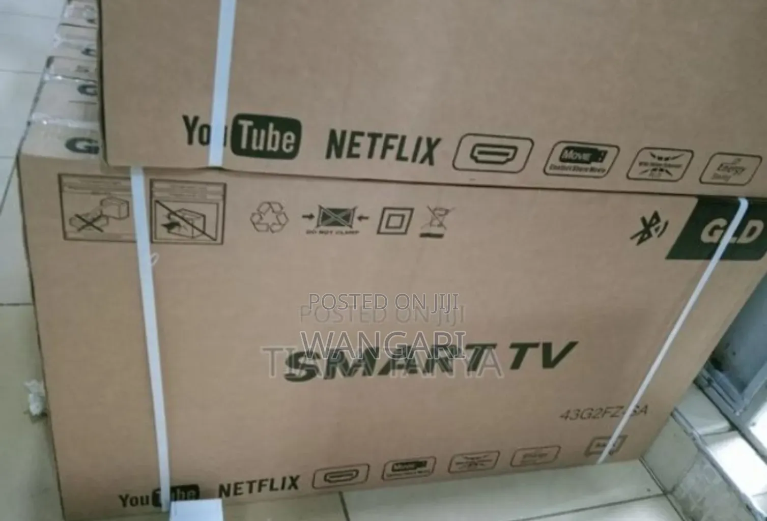 With 1080plus Resolution GLD 43inch Smart Tv