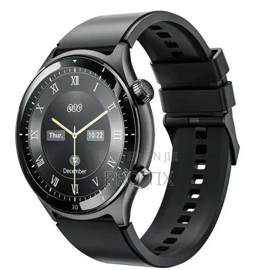 Qcy Active Gx Smartwatch, Black, Silver Gray