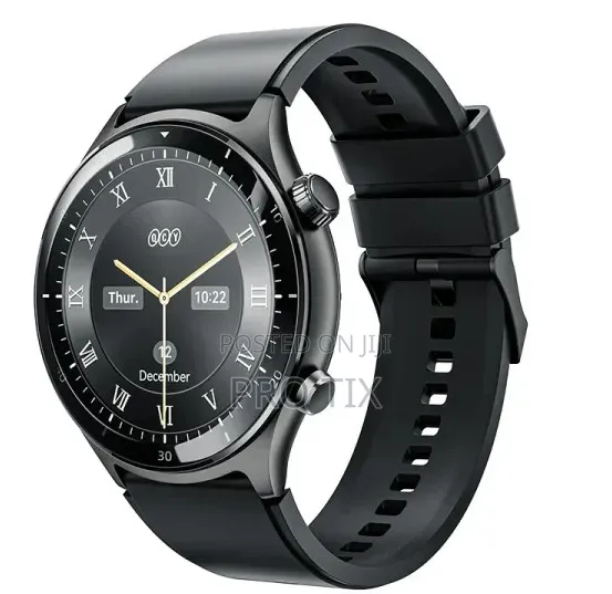 Qcy Active Gx Smartwatch, Black, Silver Gray