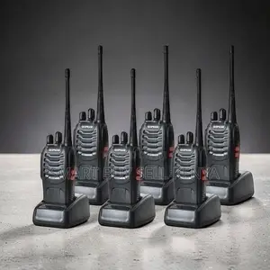 Wireless Baofeng Bf-888s Walkie Two Way Talkie Radio Calls- 6 Pieces
