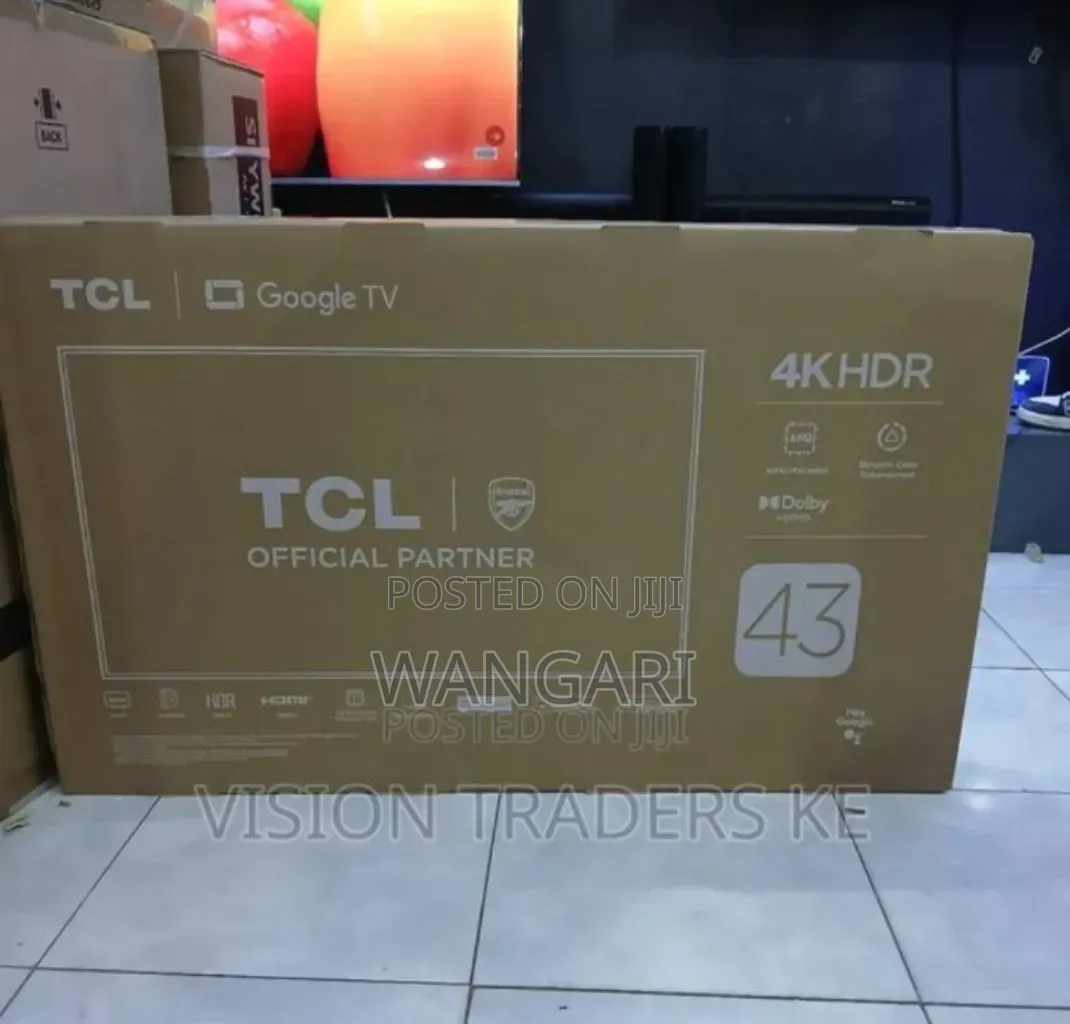 Google TCL Tv. TCL 43inches Smart Tv. Television