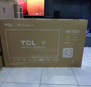 Google TCL Tv. TCL 43inches Smart Tv. Television