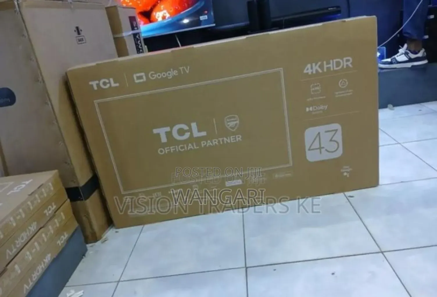Google TCL Tv. TCL 43inches Smart Tv. Television