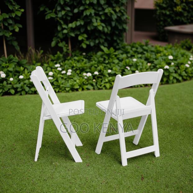 Home Chair; Portable White Plastic Folding Chair