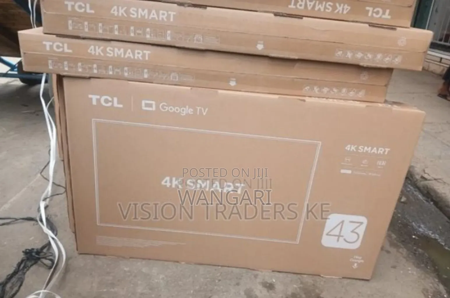 Restocked Stock TCL 43inches Smart Tv