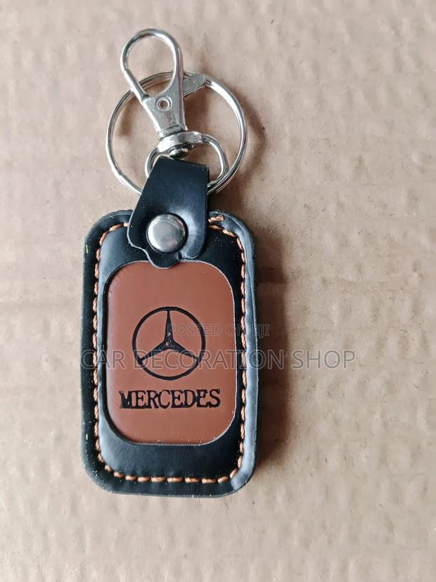 Mercedes Luxury Leather Key Chain