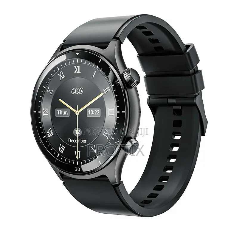 Qcy Active Gt Bluetooth Smartwatch, Black, Silver Gray