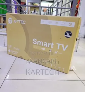 Brown Carton Amtec 32inch Smart Tv. Original