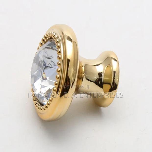 Crystal Gold Drawer Knobs and Handles - thumbnail 3