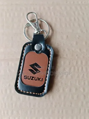 Suzuki Brown Logo Key Chain