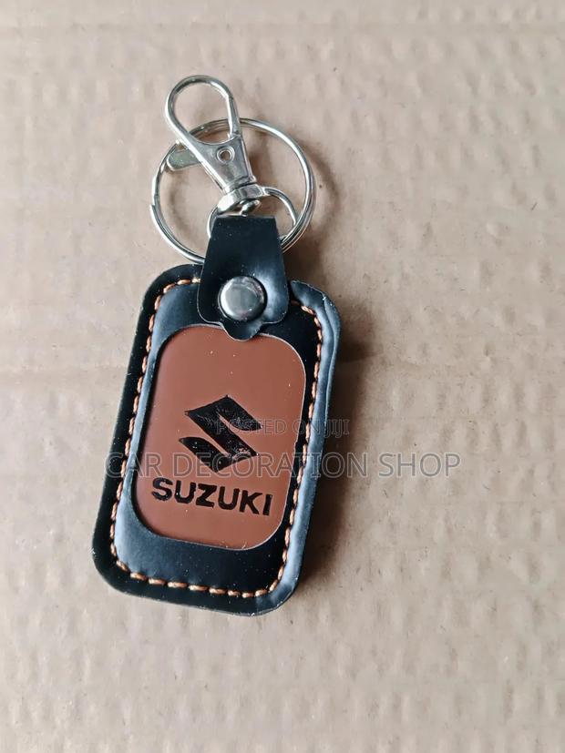 Suzuki Brown Logo Key Chain