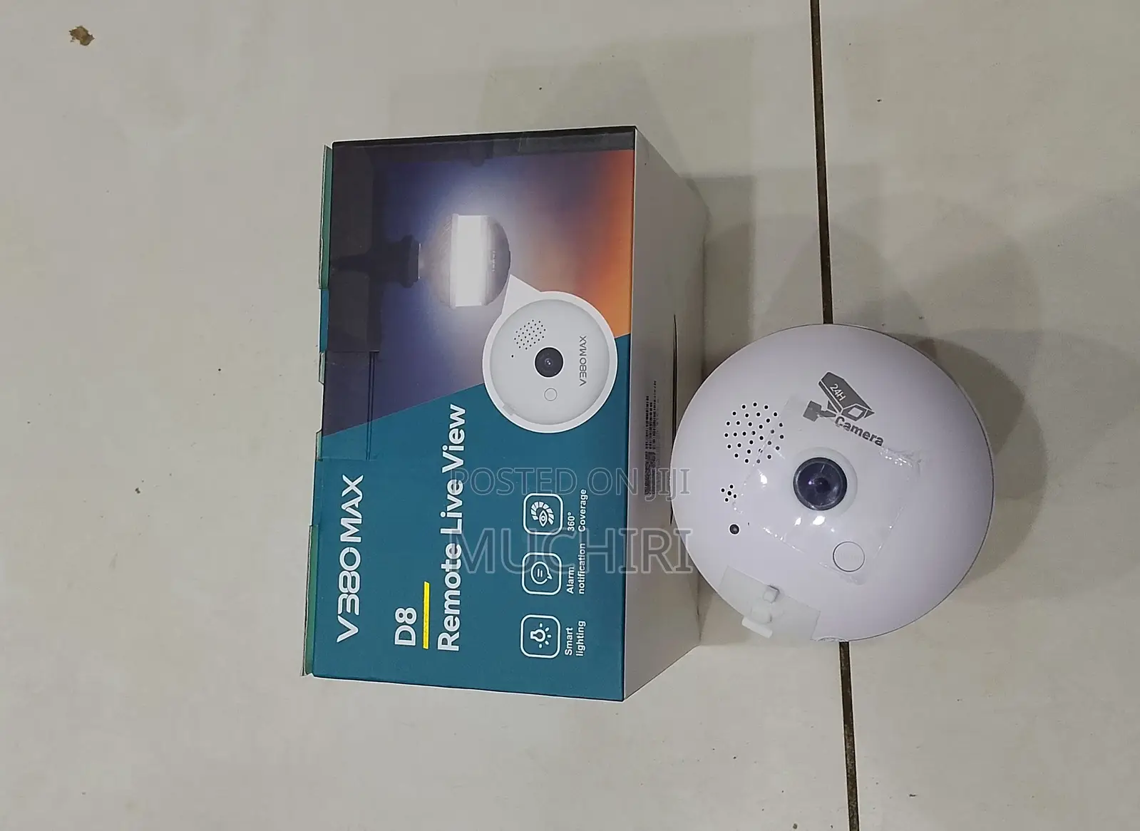 V380 Max Wireless Wifi Nanny Bulb V380 CCTV Camera 2mp