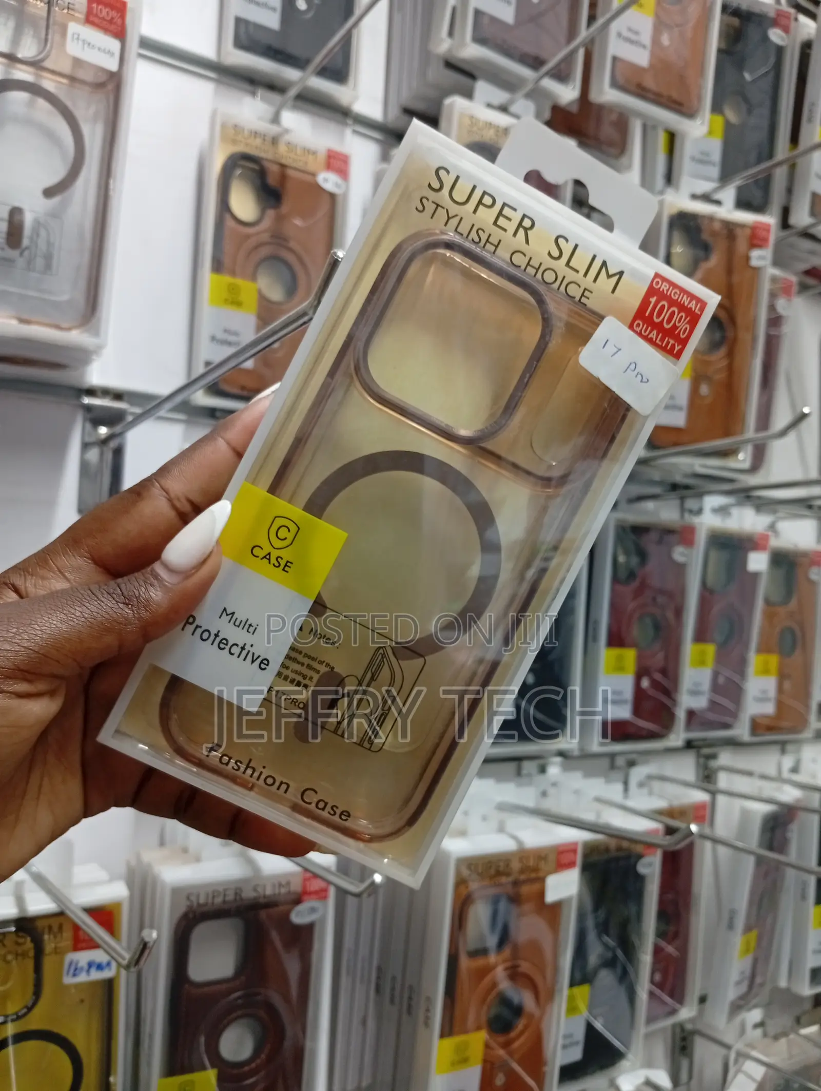 Magnetic Translucent Case Compatible With the iPhone 17 Pro Max.