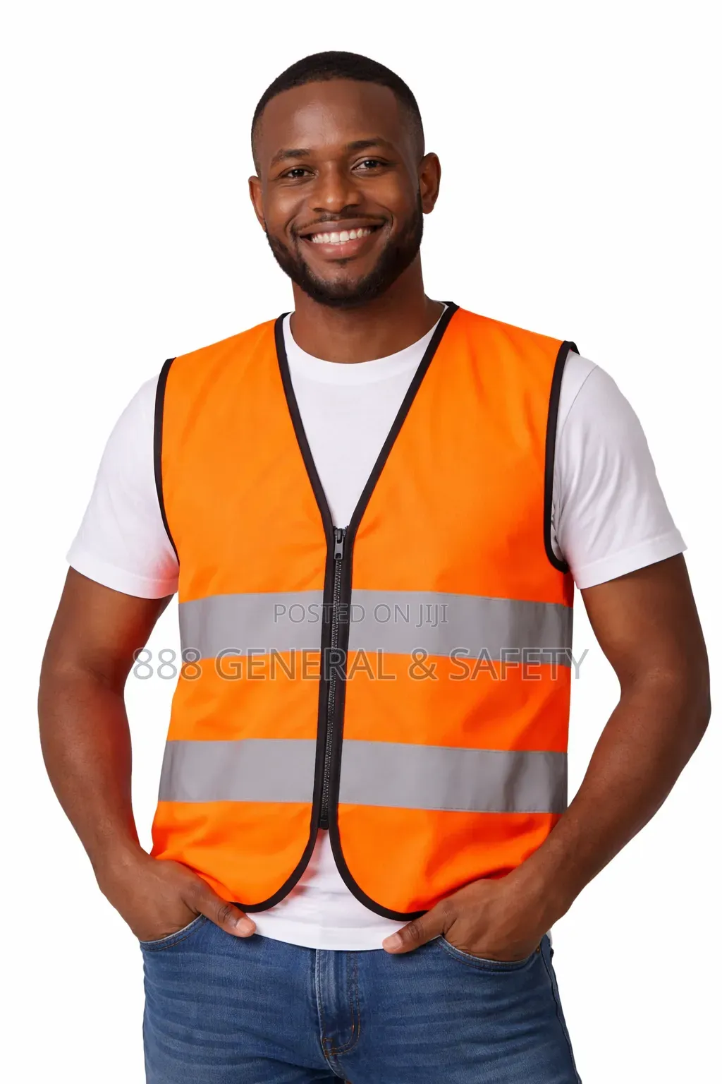 Reflector Jacket (Reflector Vest) With Zip